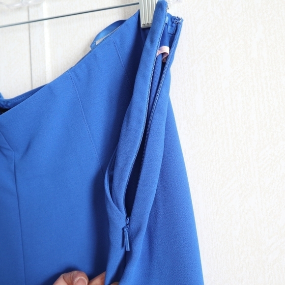 NWT Ted Baker Zettah Pleated Culotte Pants in Blue - Picture 11 of 16